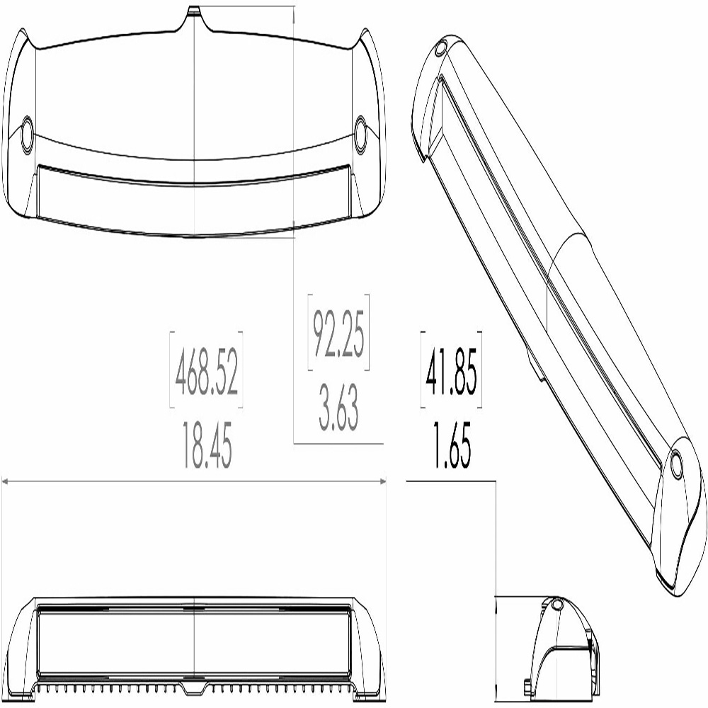 Lumitec Razor LED Light Bar - Spot