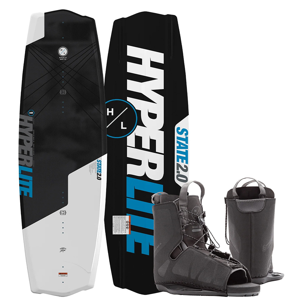 Photo of Hyperlite State 2.0 Wakeboard with Frequency Binding by Hyperlite
