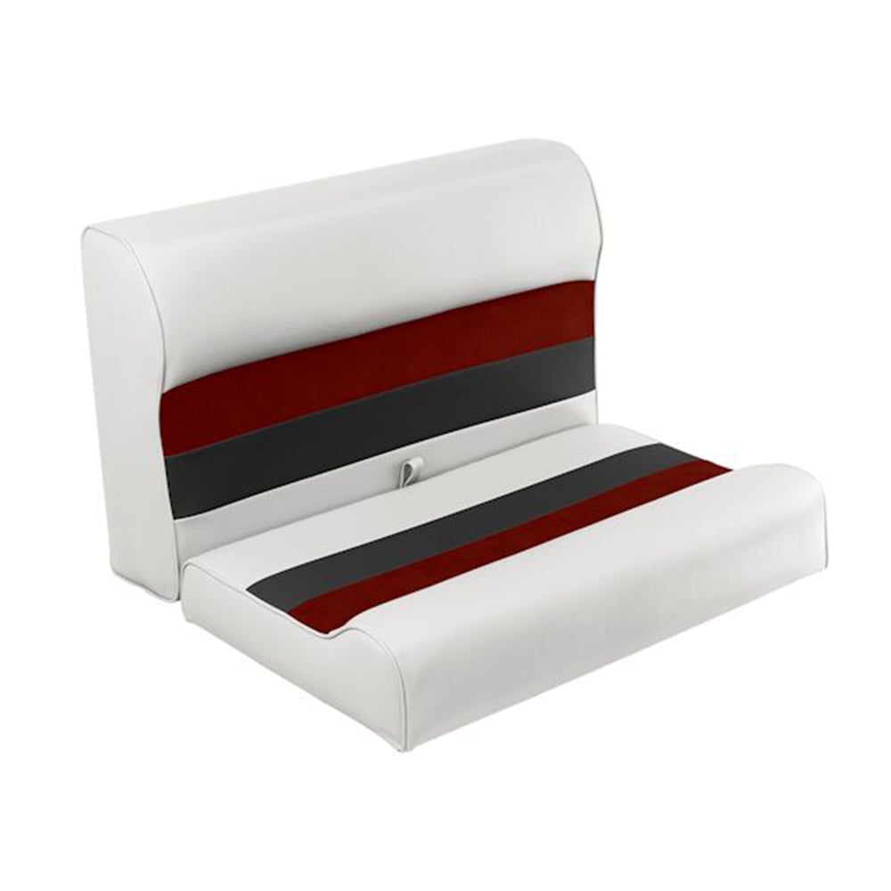 Deluxe Deluxe 27" Lounge Seat Top - White/Red/Charcoal - $159.99 at Overton's