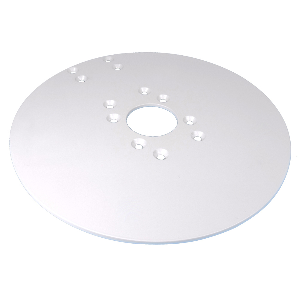 Modular Top Plate for Intellian/KVH/Raymarine/Sea-King/VDO Satdomes in White