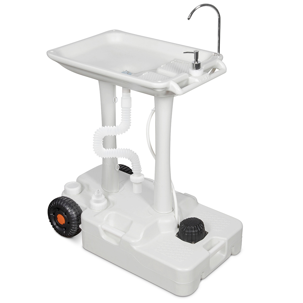 しんのすけ 　水槽台 Portable Sink 7.9 Gal with Foot Pump & Soap Dispenser