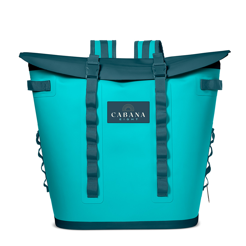 Cabana Eight Turquoise/Blue Backpack Soft Cooler