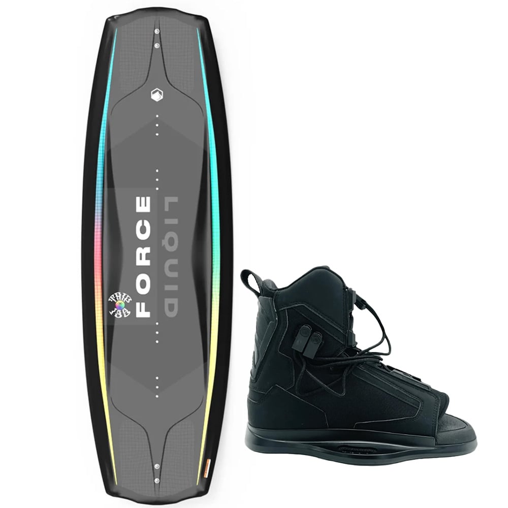 Photo of Liquid Force Factory Blemish Trip Wakeboard with Index One-Size Bindings by Liquid Force
