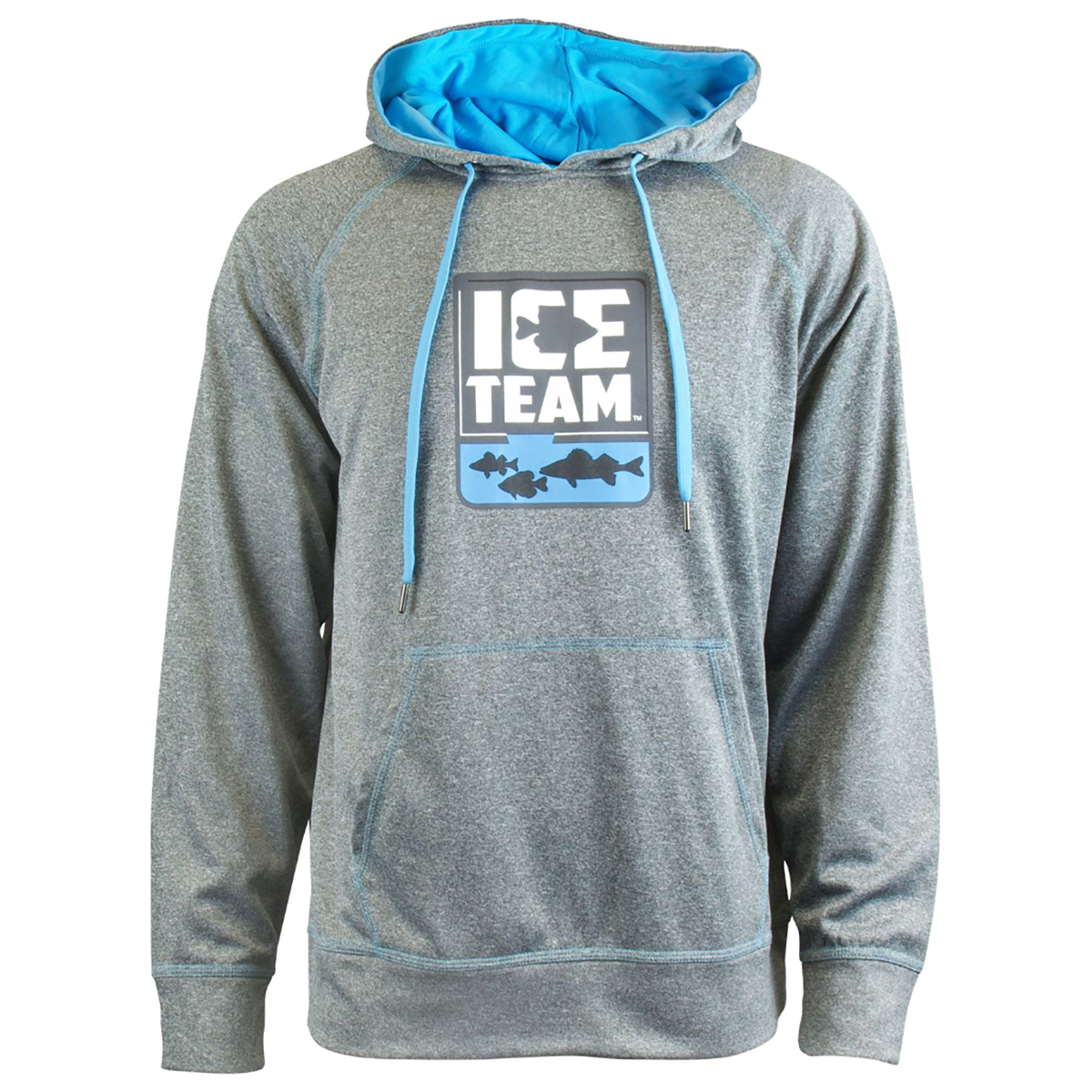 Pull à Capuche Homme Clam Ice Team Pêche Sur Glace Performance Taille M