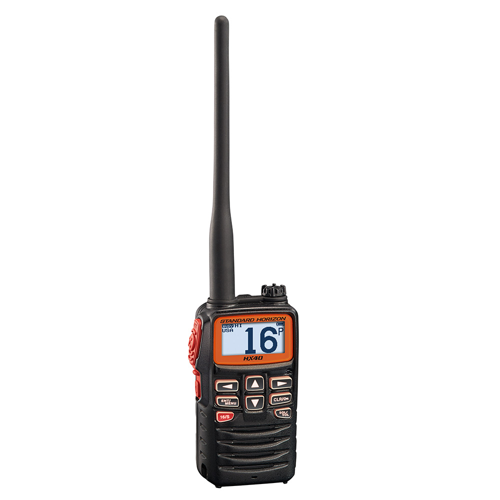 Standard Horizon HX40 Ultra Compact 6W Handheld VHF Radio