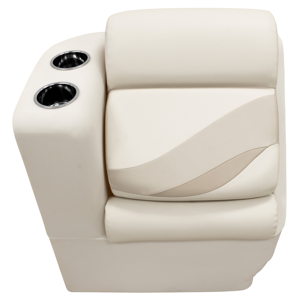 Wise Premier Pontoon Boat Seat Lean-Back Lounge, Left Side