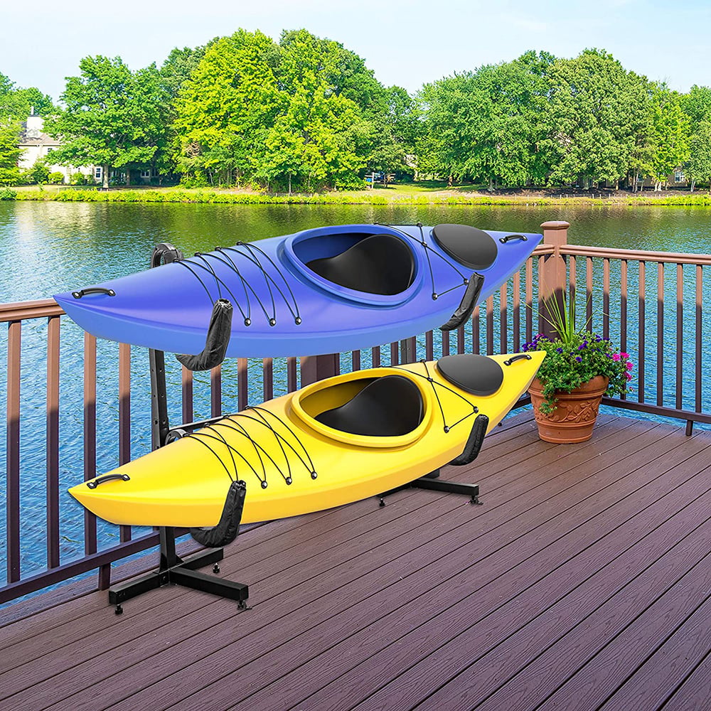RaxGo Freestanding 2-Kayak Storage Rack