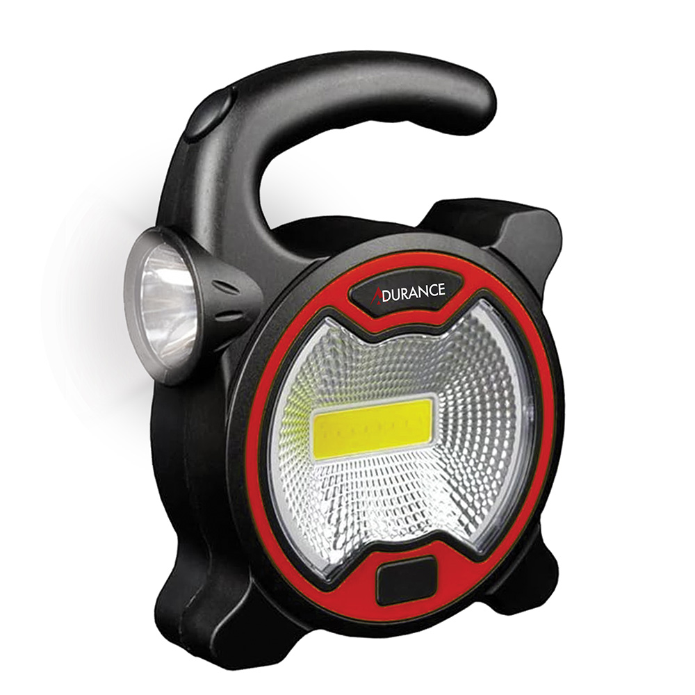Adurance 2-in-1 Easy-Carry Flashlight + Work Light