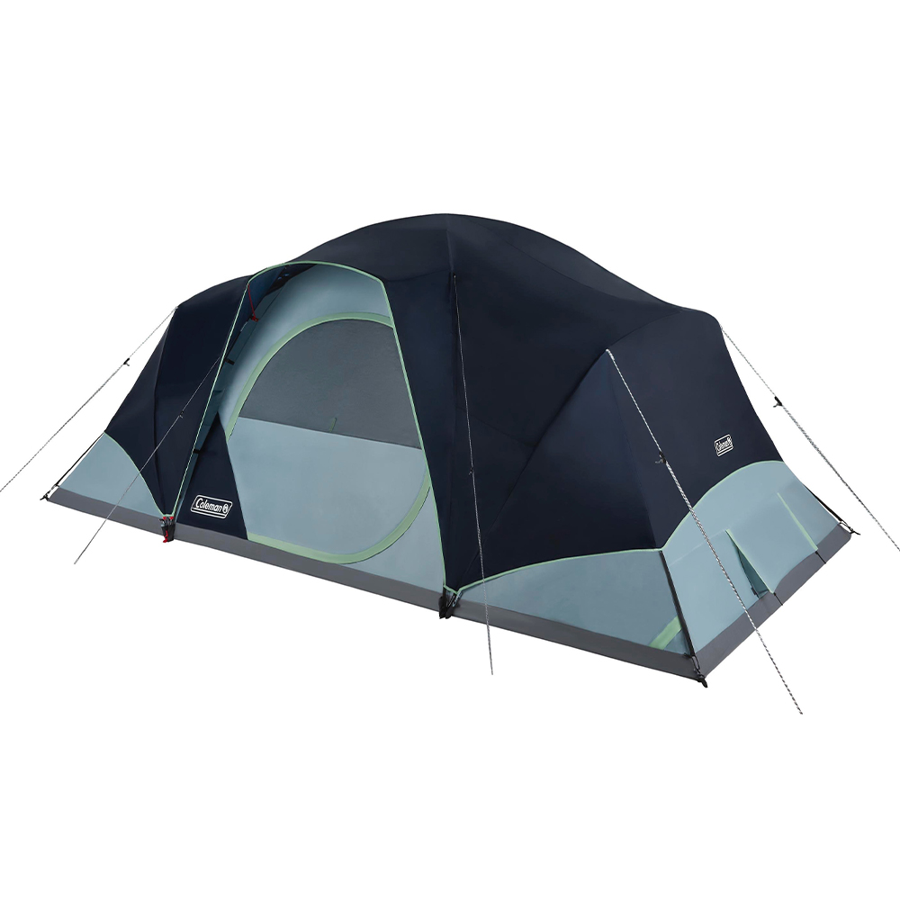 Coleman Skydome 10-Person Camping Tent XL, Blue Nights