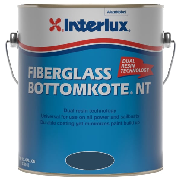 Blue Fiberglass Bottomkote NT, Gallon