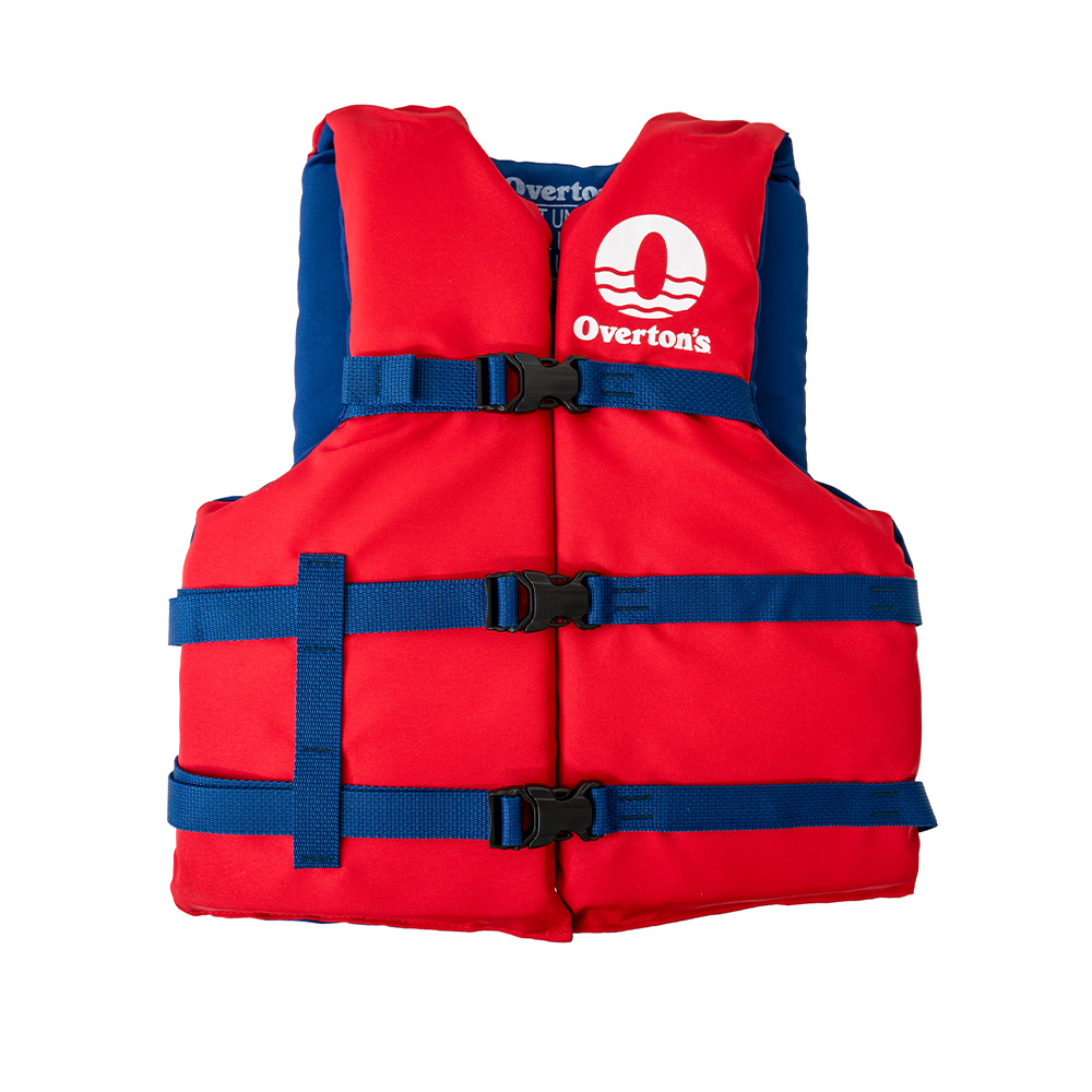 Universal Adult Life Jackets 4-Pack, Red