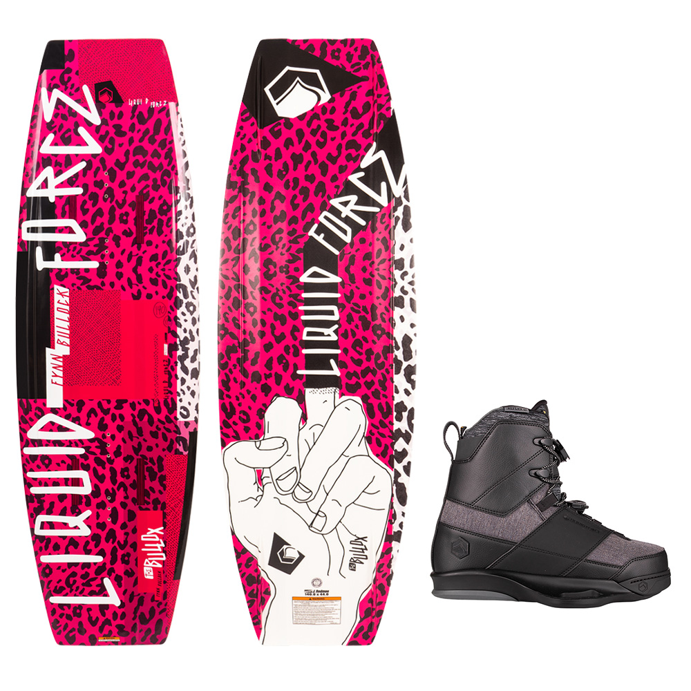 Photo of Liquid Force Aero Bullox Wakeboard with Peak 6X Bindings by Liquid Force