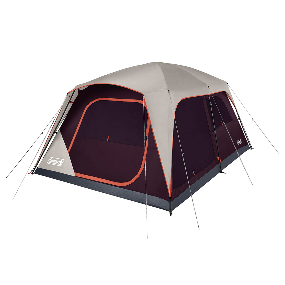 Coleman Skylodge 10-Person Camping Tent, Blackberry
