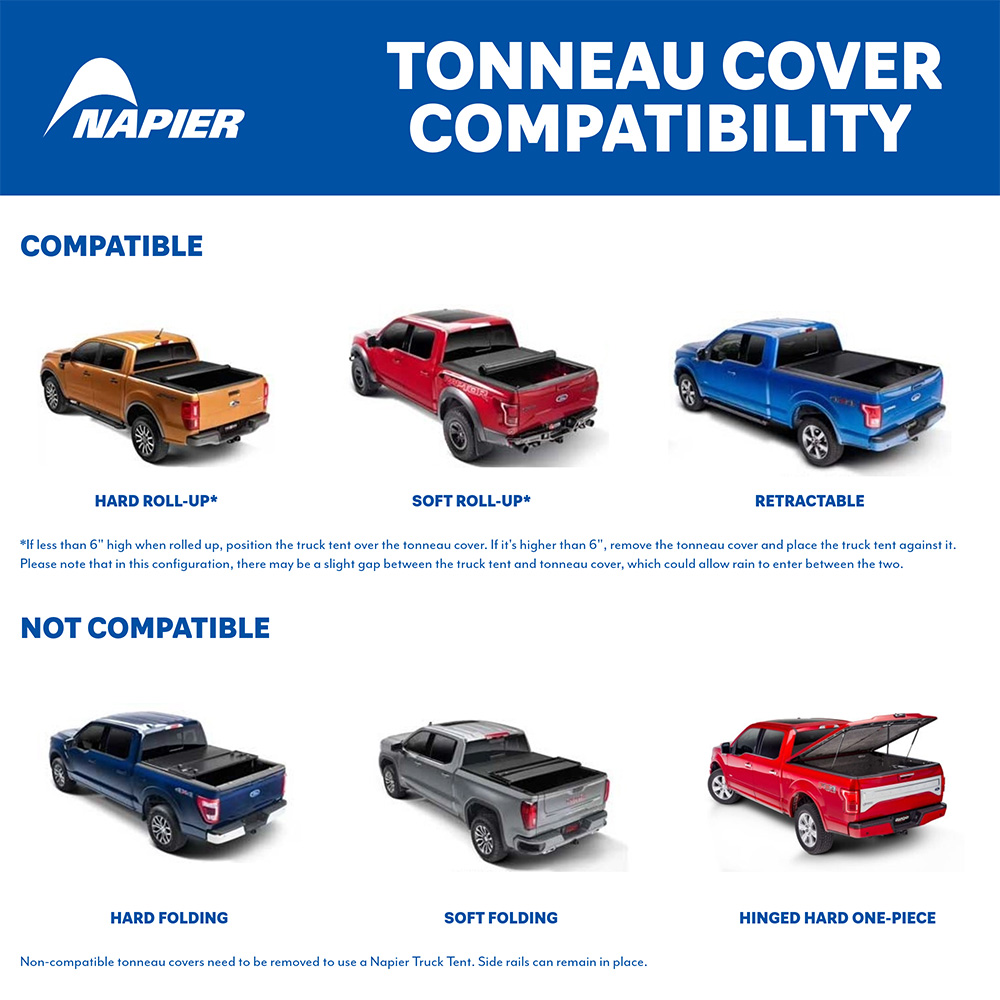 Napier Sportz Truck Tent for Full-Size Crew Cab Comfort