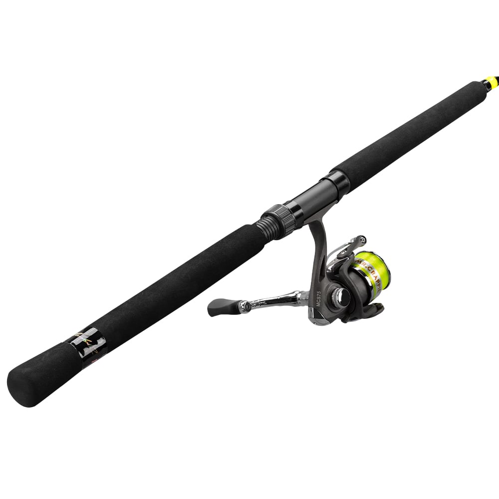 Crappie Slab Shaker Jig/Troll Spinning Combo, 12', Light