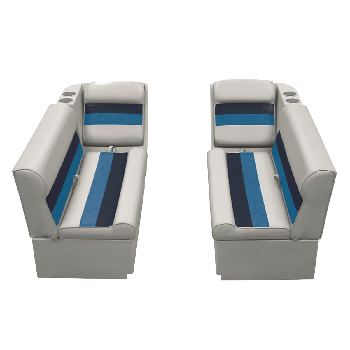 Toonmate Deluxe Pontoon Furniture with Toe Kick Base Front Lounge