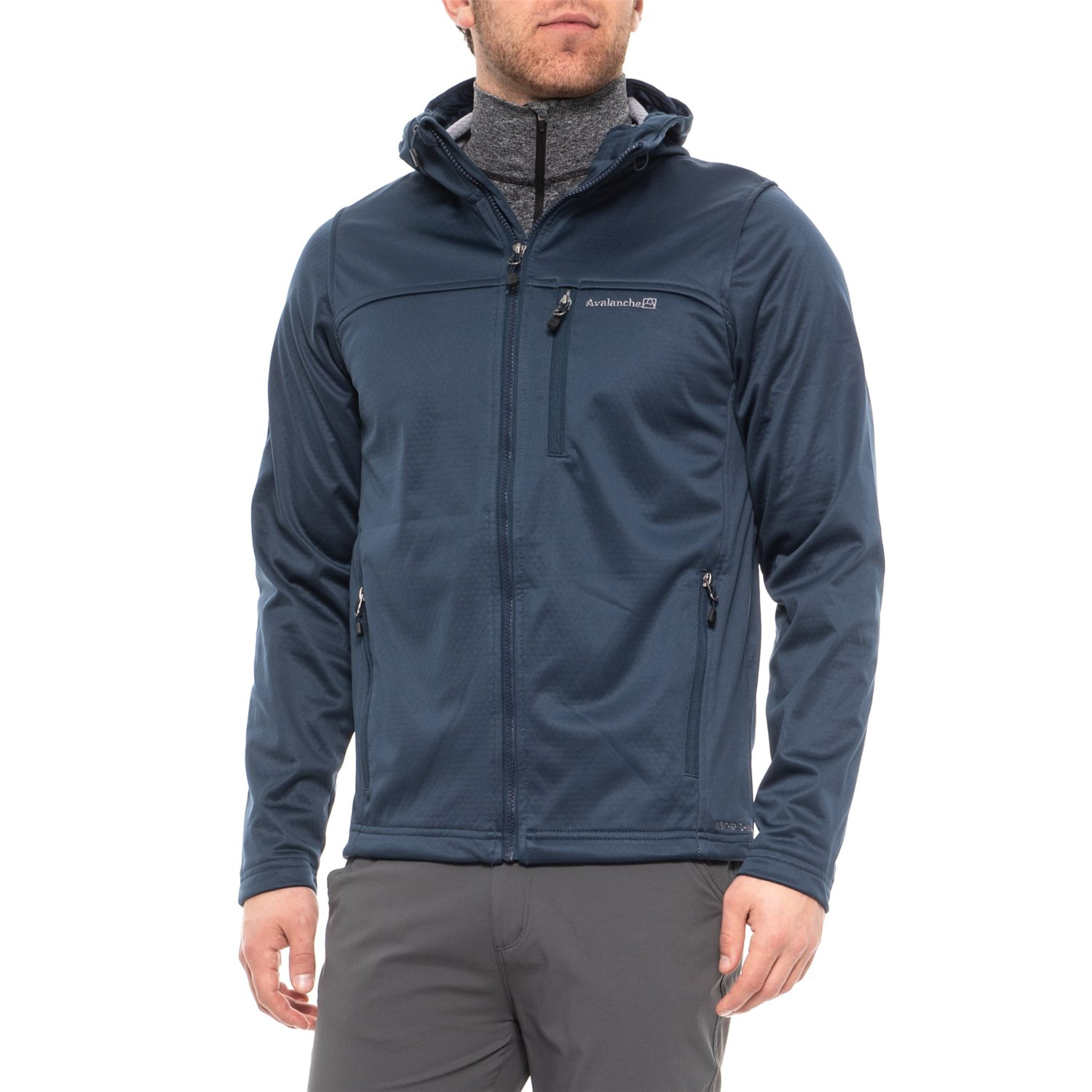 Avalanche Men's Javan Softshell Full-Zip Hoodie