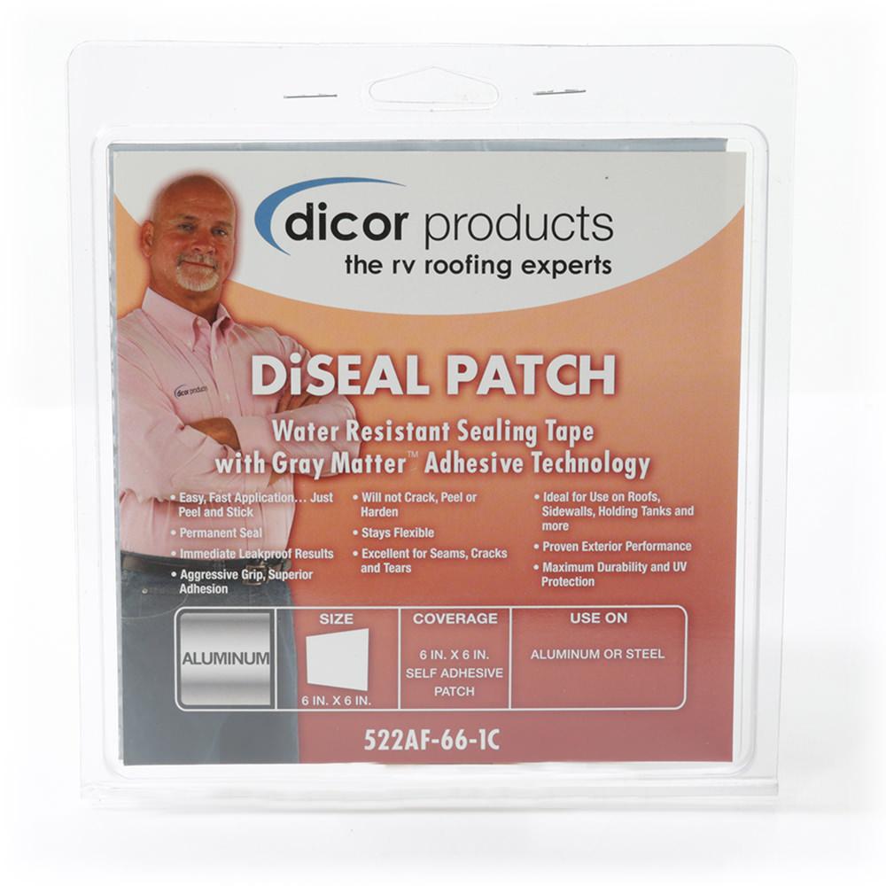 Seal-Tite Patch, 6" x 6", White in Grey