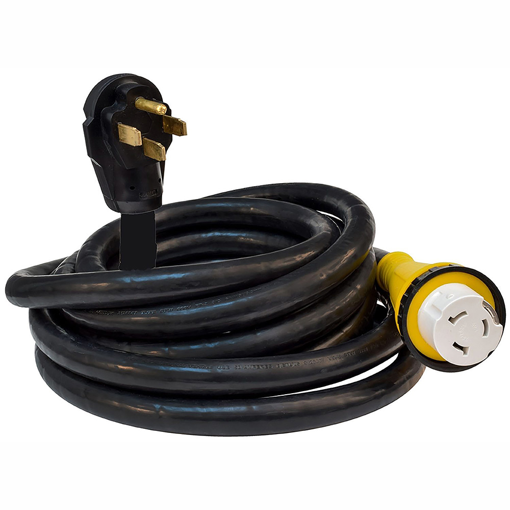 A10-5025EDBK Mighty Cord 50-Amp RV Power Cord, 25'