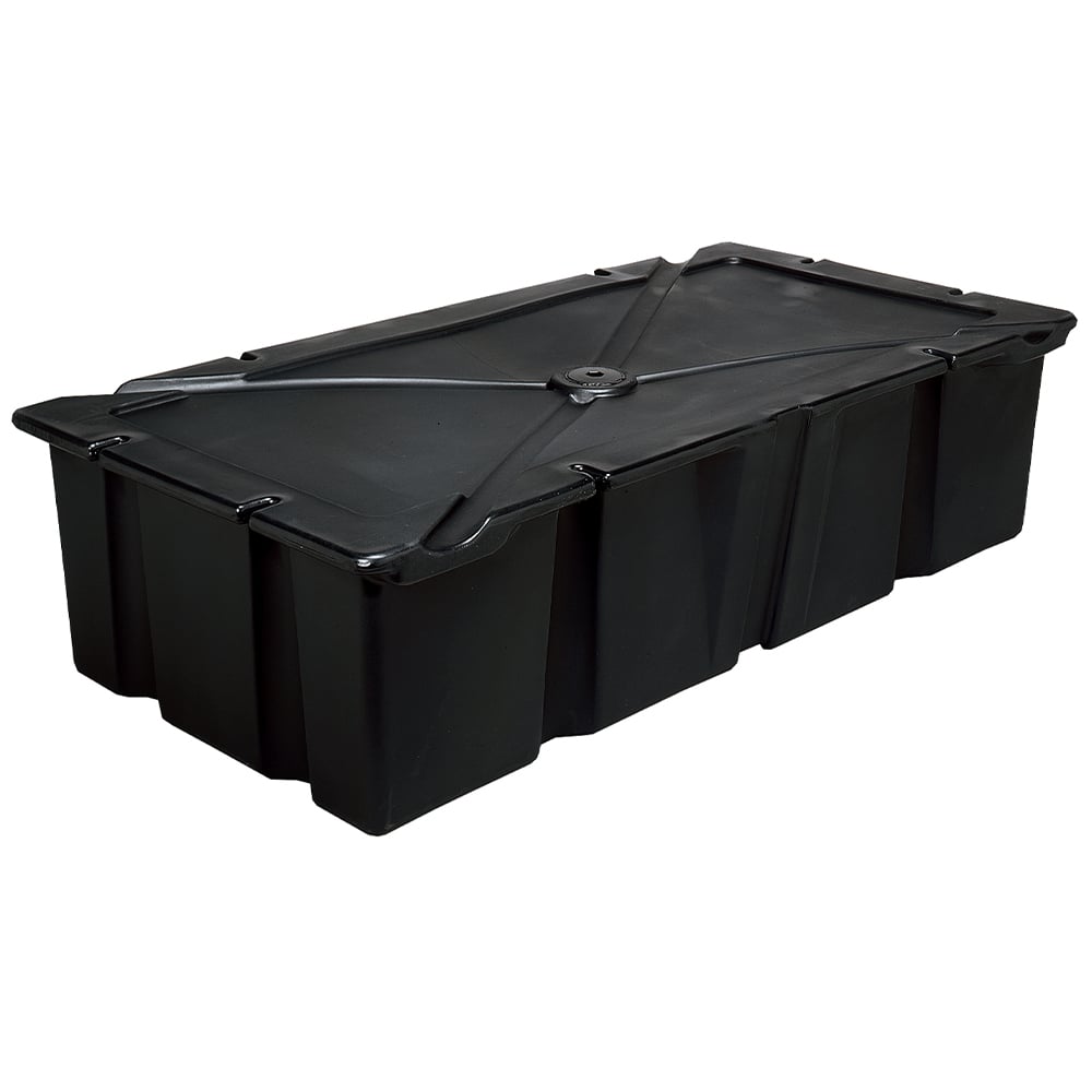 Dock Float, 24" x 36" x 16"H in Black