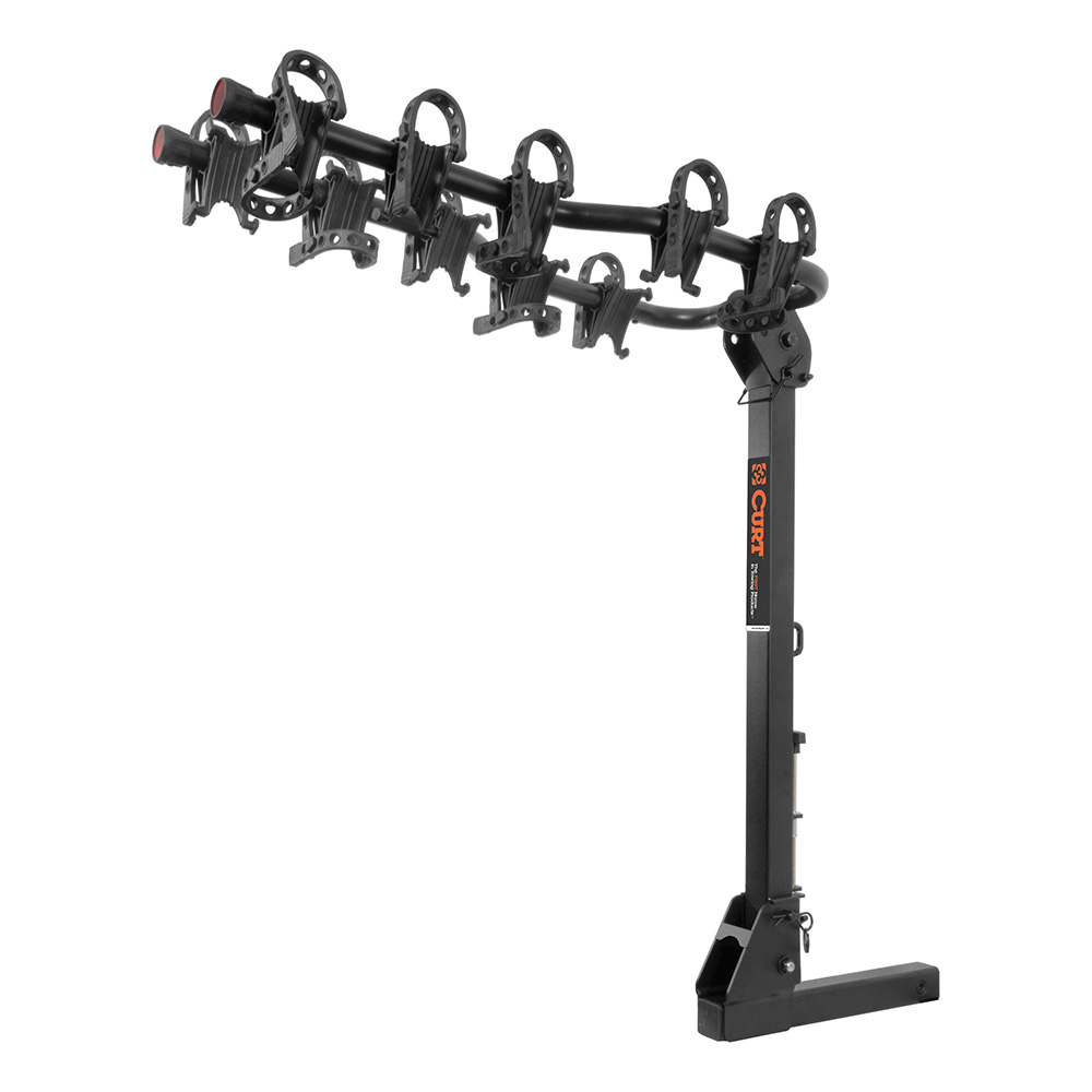 18065 Premium Hitch-Mounted 5 Bike Rack, 2 inch Shank in Black - $374.99 at Overton's