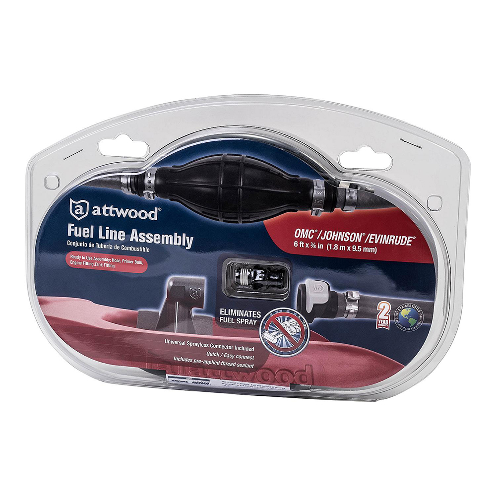 Fuel Fuel Line Kit, Evinrude, 3/8" x 6' - $64.99 at Overton's