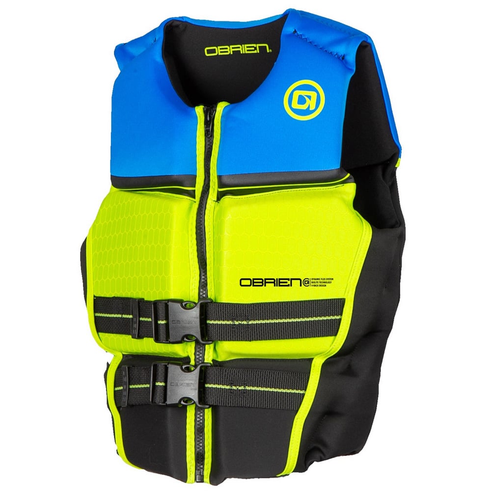 Photo of O'Brien Junior V-Back Life Jacket, Blue/Green by O'Brien