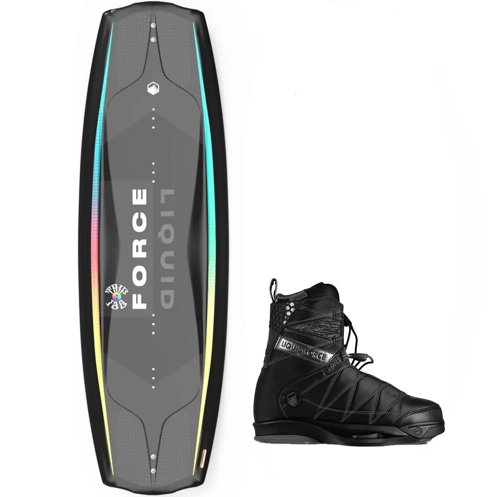 Photo of Liquid Force Trip Wakeboard with Classic 6X Open-Toe Bindings by Liquid Force