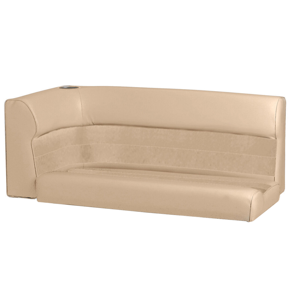 Toonmate Deluxe Pontoon Corner Couch Right Side Sand