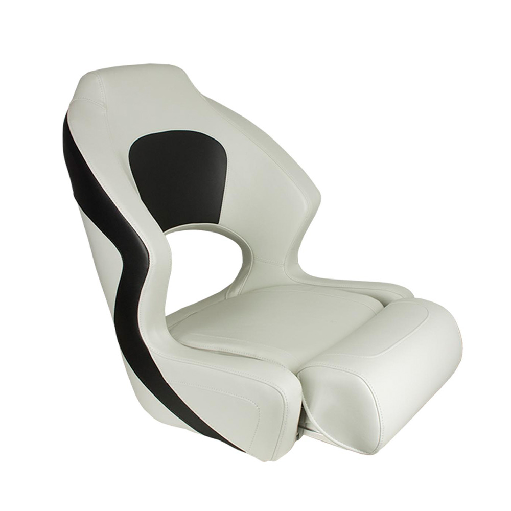 Deluxe Deluxe Flip-Up Sport Seat, White/Charcoal - $399.97 at Overton's