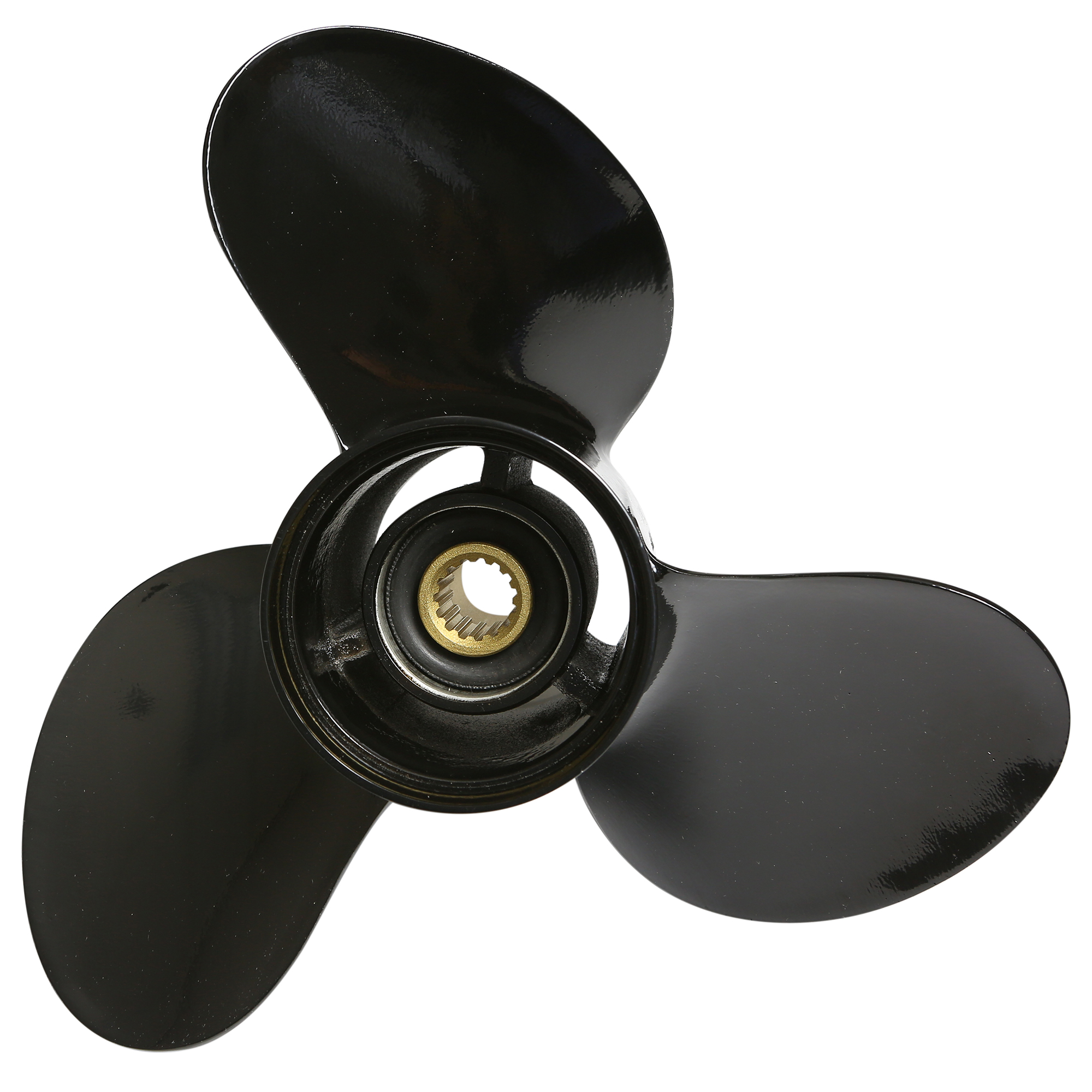 3-Blade Prop, Pressed Rubber Hub / Aluminum, 14 dia x 19, RH