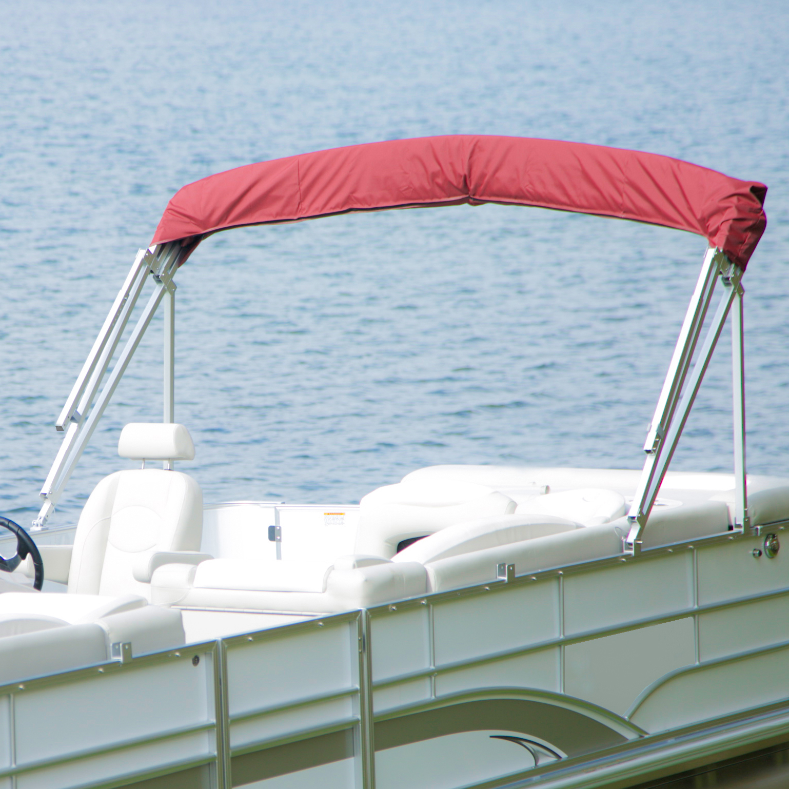 Traditional Pontoon Bimini Top Sunbrella Acrylic, 11/4" Standard Frame