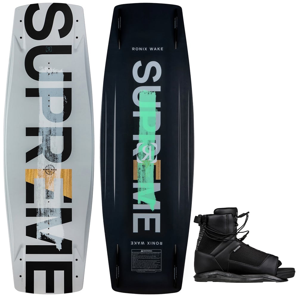 Photo of Ronix Factory Blemish Supreme Wakeboard with Divide Boots by Ronix