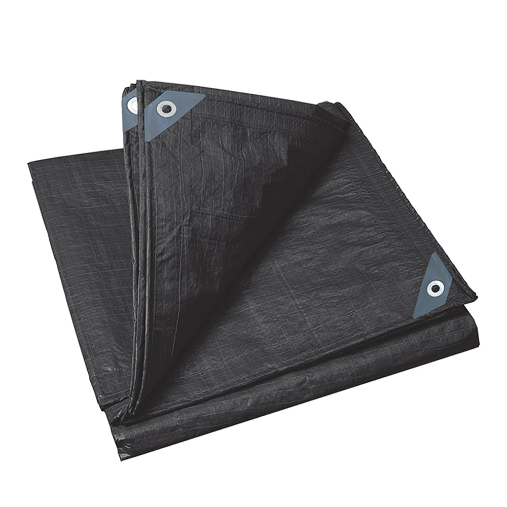 Stansport Medium-Duty Rip-Stop Tarp, 16' x 20', Dark Green