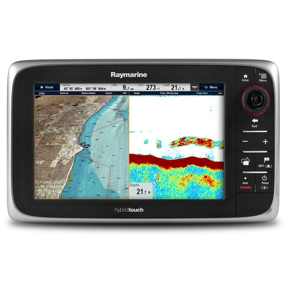 Raymarine e97 HybridTouch 9” Display with Sonar and US Inland Charts Raymarine e97 » REVIEW | COMPARE »» New⁄Used
