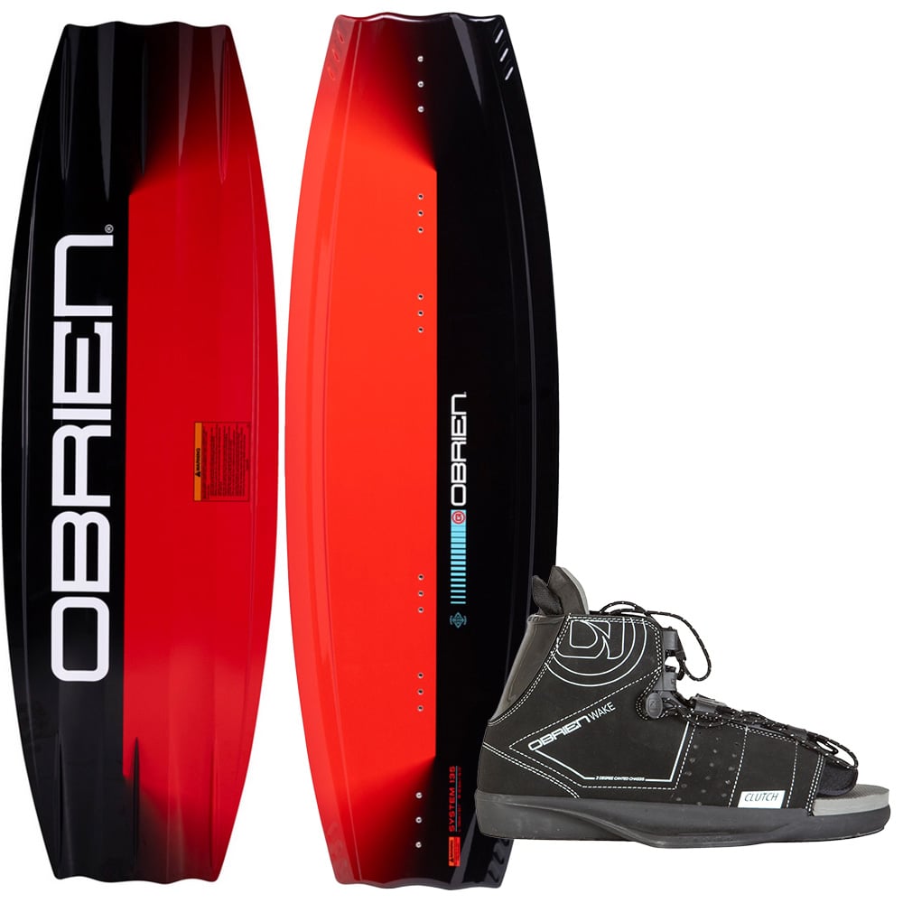 System Wakeboard with Clutch Boots Combo
