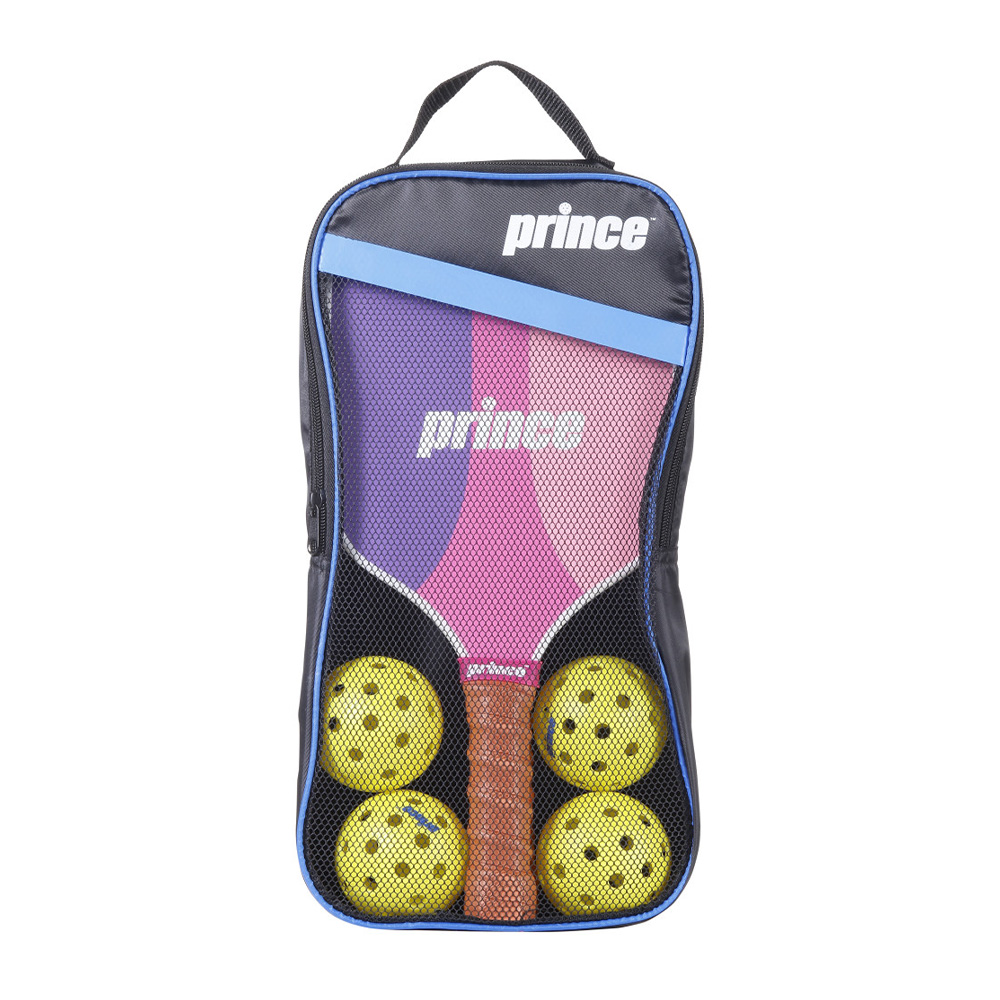 Prince Pink 7-Piece Wood Pickleball Set w/ Bag