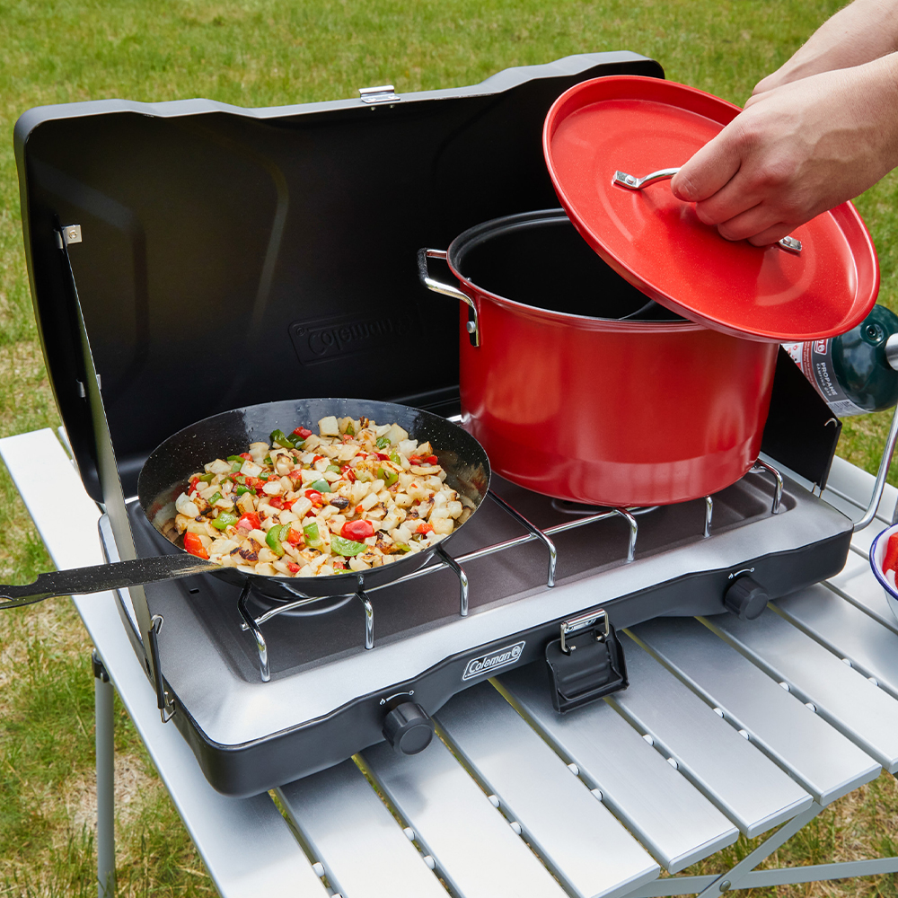 Coleman Triton+ 2-Burner Propane Gas Camping Stove