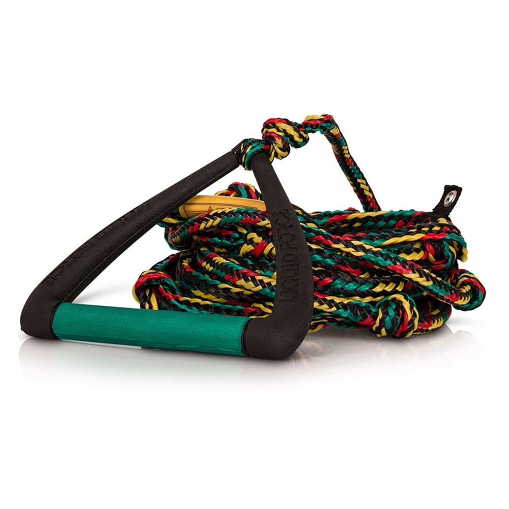 Photo of Liquid Force DLX Surf Rope - Rasta by Liquid Force
