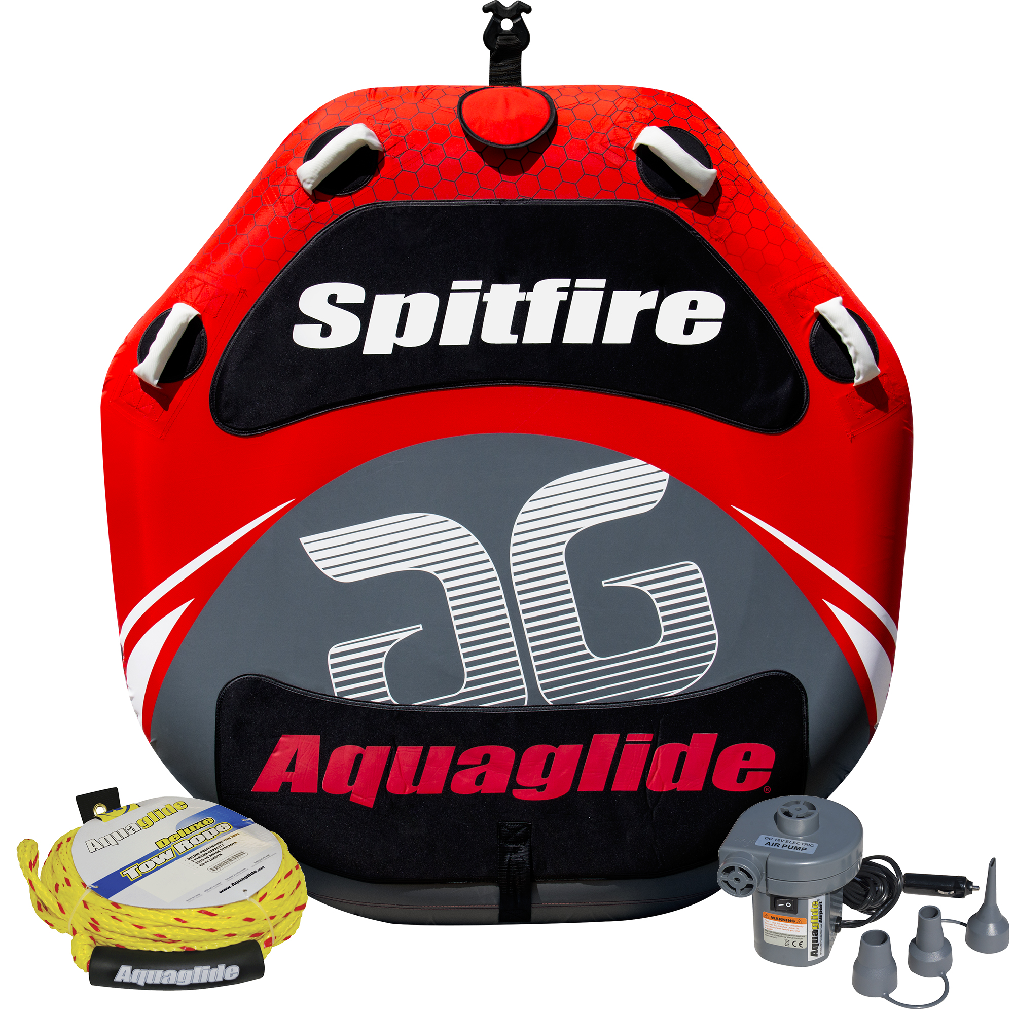 Aquaglide Spitfire 2-Person Towable Tube Package