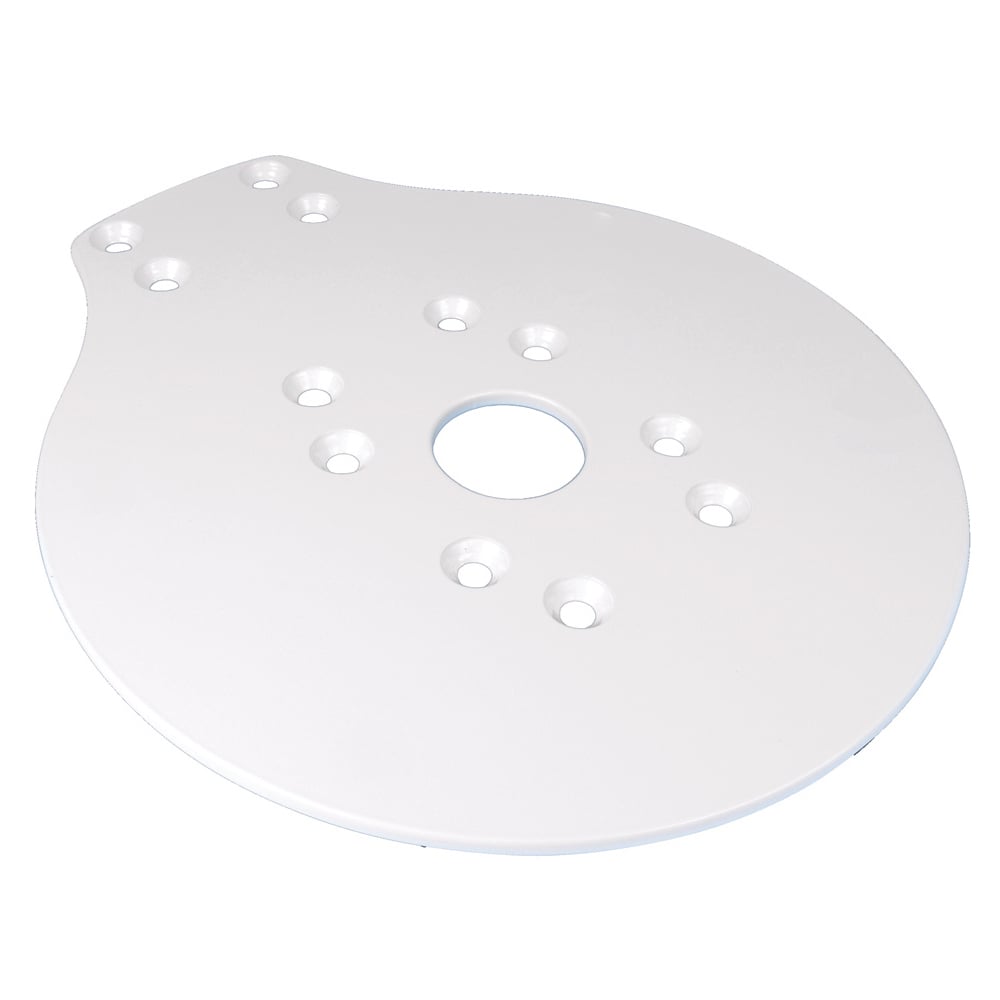Modular Top Plate for Glomex/Intellian/KVH/Thrane & Thrane/Raymarine/VDO in White