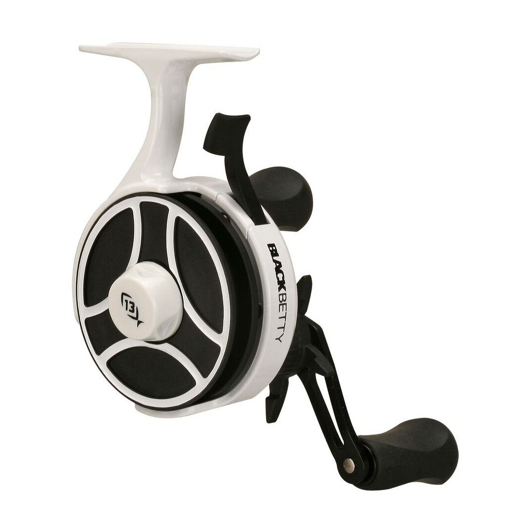 black betty 2019 ice fishing reel 13 Fishing Black Betty FreeFall Ghost Inline Ice Reel