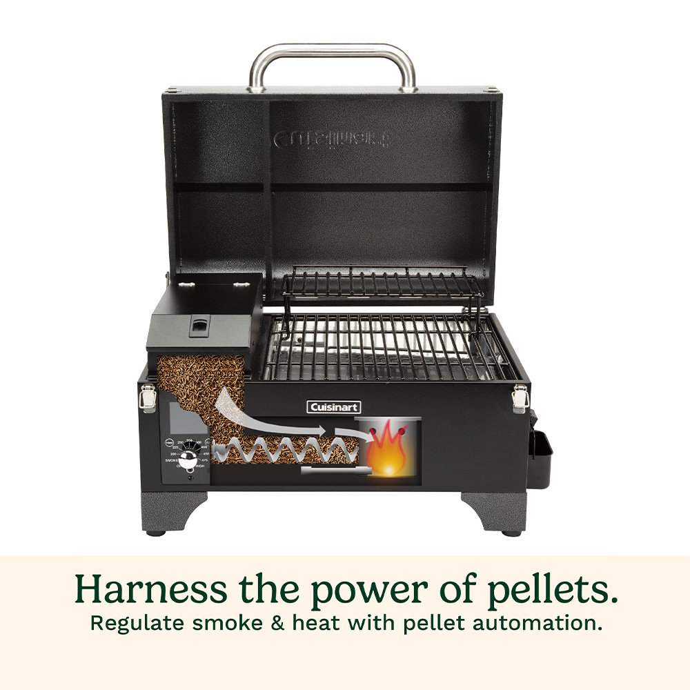 Copertura Per Griglia A Pellet Cuisinart Bristol – Poliestere Resistente Con Prese D'Aria E Maniglie