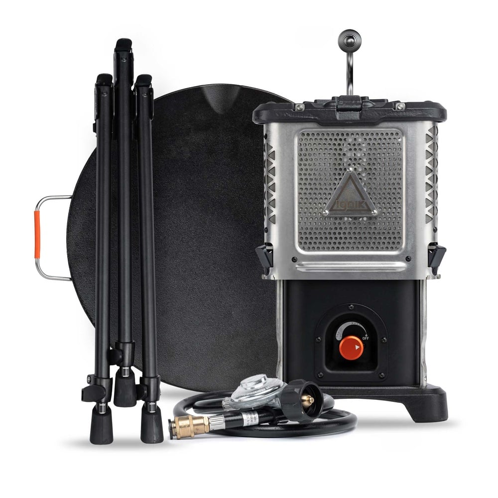 Ignik Skullet Deluxe Heater Stove Cook Set