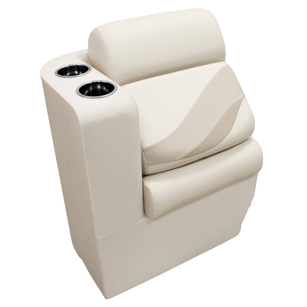Premier Pontoon Boat Seat Lean-Back Lounge, Left Side