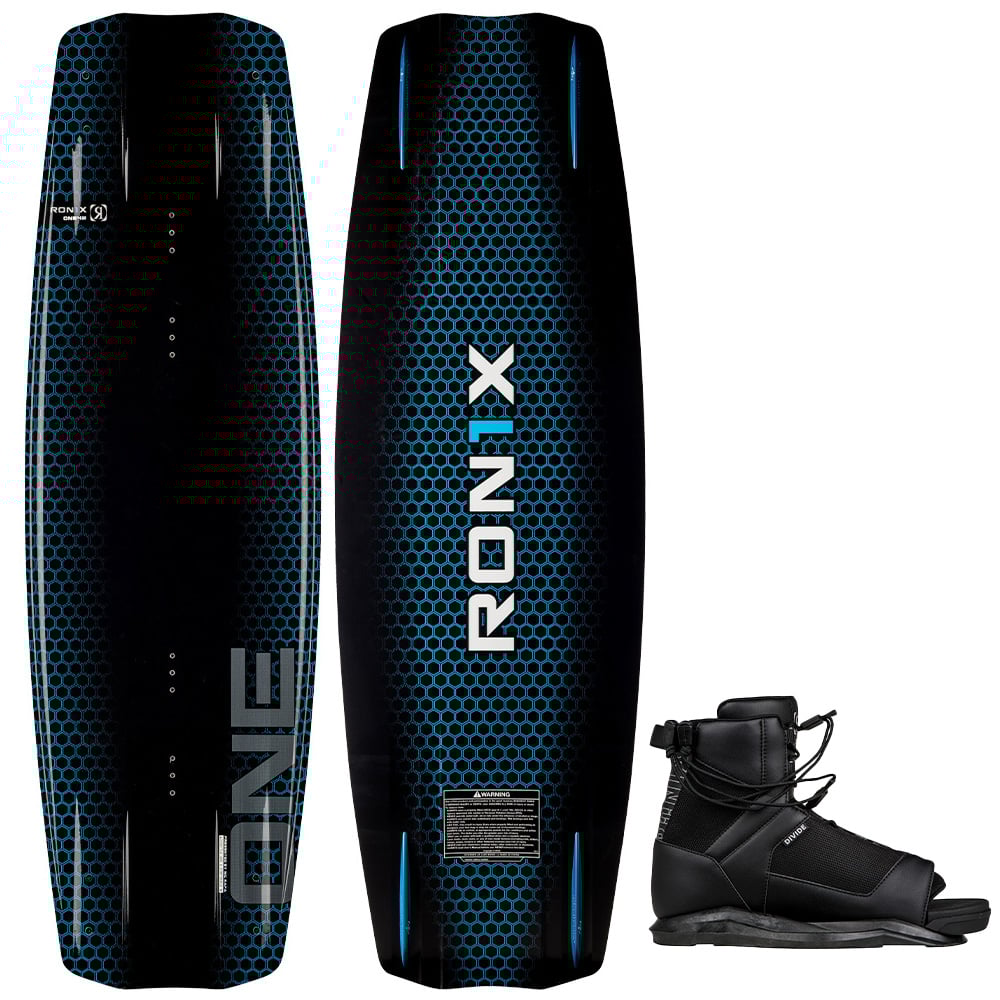 Photo of Ronix One Blackout Men's Wakeboard with Divide Boots by Ronix