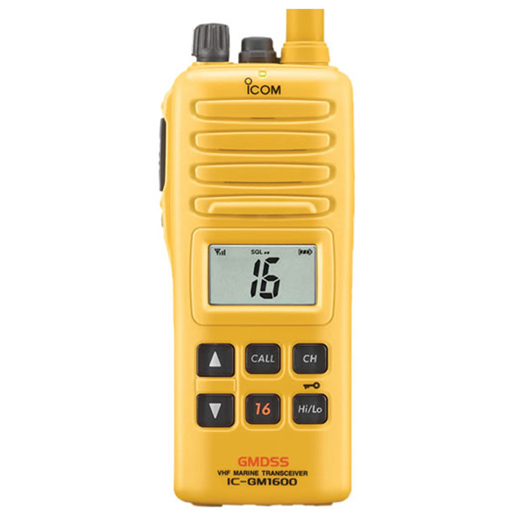 IC-GMDSS VHF Handheld w/ BP-234 Battery & Charger