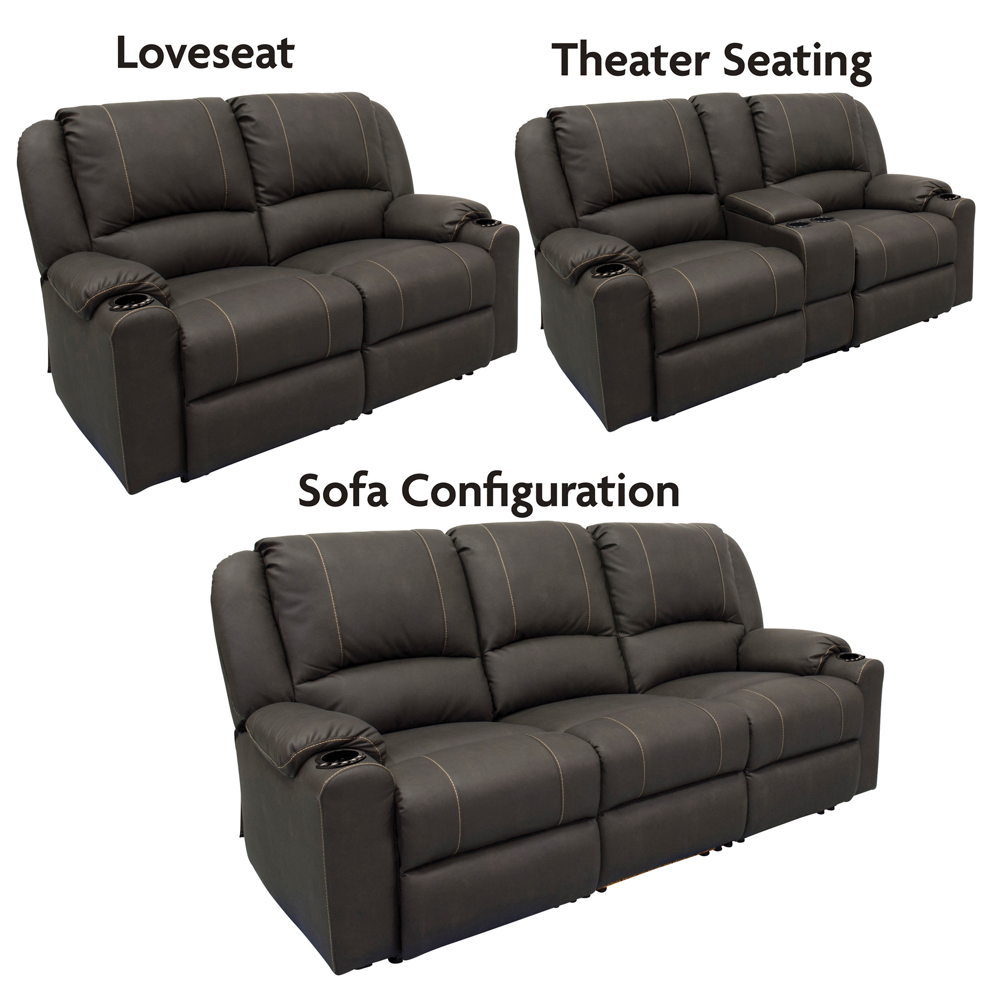Power Recline Loveseat (Heated Massage!) Thomas Payne Rv
