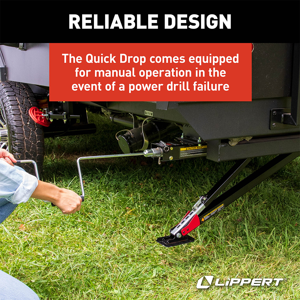 Lippert Quick Drop RV Stabilizer Double Leg Kit