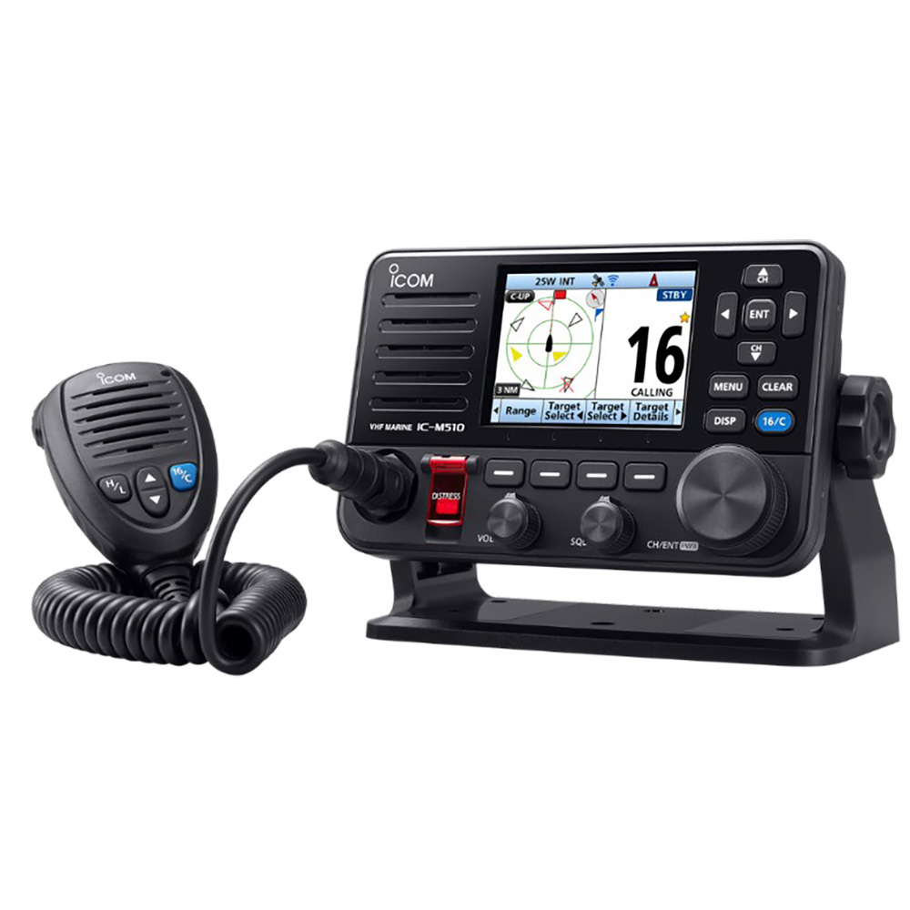 IC-M510 EVO VHF w/ AIS & NMEA 2000 in Black